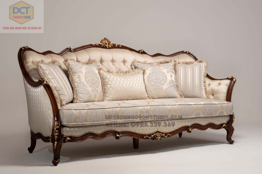 Bộ sofa tân cổ điển đẳng cấp PD146 chất lượng